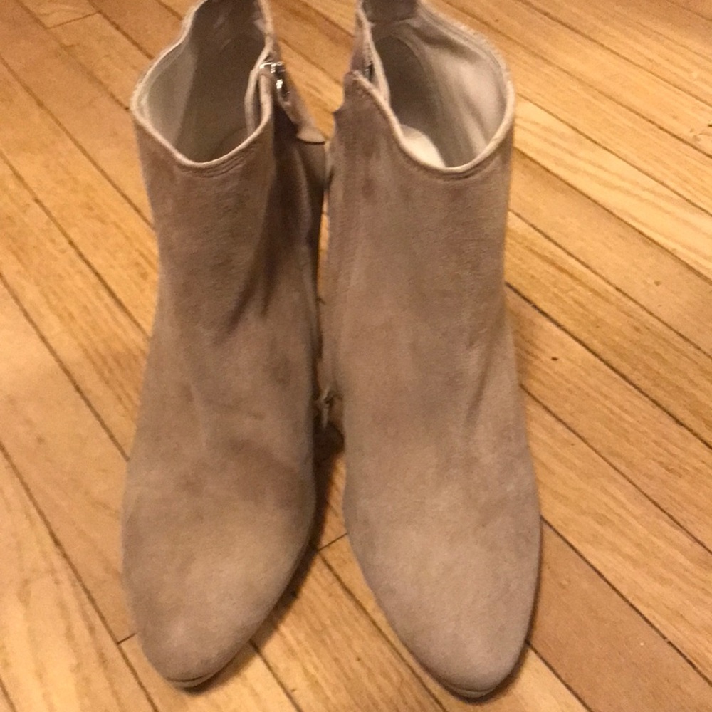 Zara basic collection tan boots